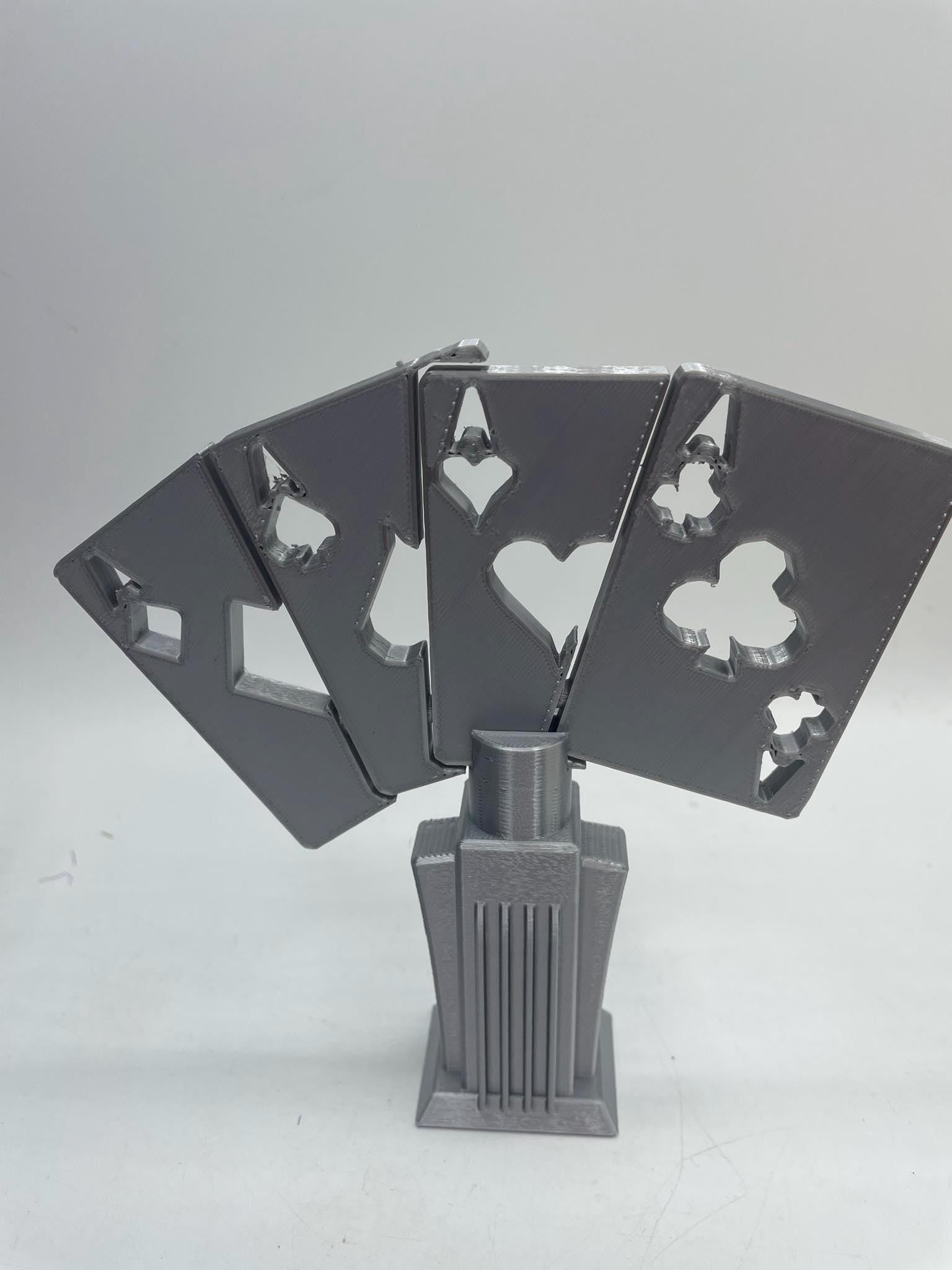 Poker Game Trophy, Card Game Trophy, Gambling Trophy, Christmas Card Game Trophy, Family Card Game Award, Card Player Gift, Card Night Award