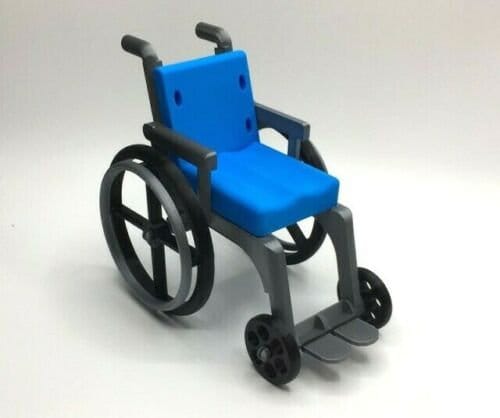 Mini Wheelchair Toy / Compatible with soft Doll Sized Toys / Doll Sized Wheelchair / Suitable for over 14 Years of Age / Wheelchair Display