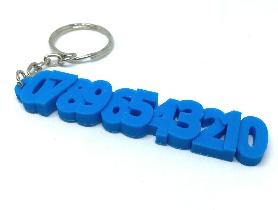 Phone Number Keyrings, Get Lost Keys Back, Telephone Number Keyring, Family Day Out, Lost Child, ASD, ADHD, Alzheimer's, Dementia, Under 5