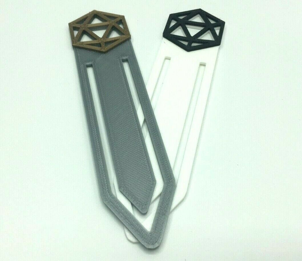 D20 Inspired Dice Bookmark / D+D Inspired Bookmark / Table Top Gaming Inspired game players / D&D Inspired / D20 Dice Inspired Bookmark