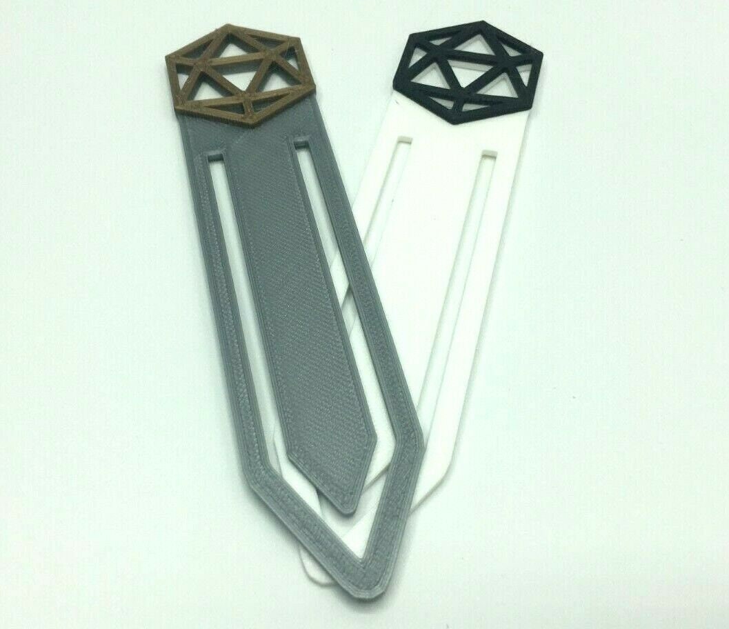 D20 Inspired Dice Bookmark / D+D Inspired Bookmark / Table Top Gaming Inspired game players / D&D Inspired / D20 Dice Inspired Bookmark