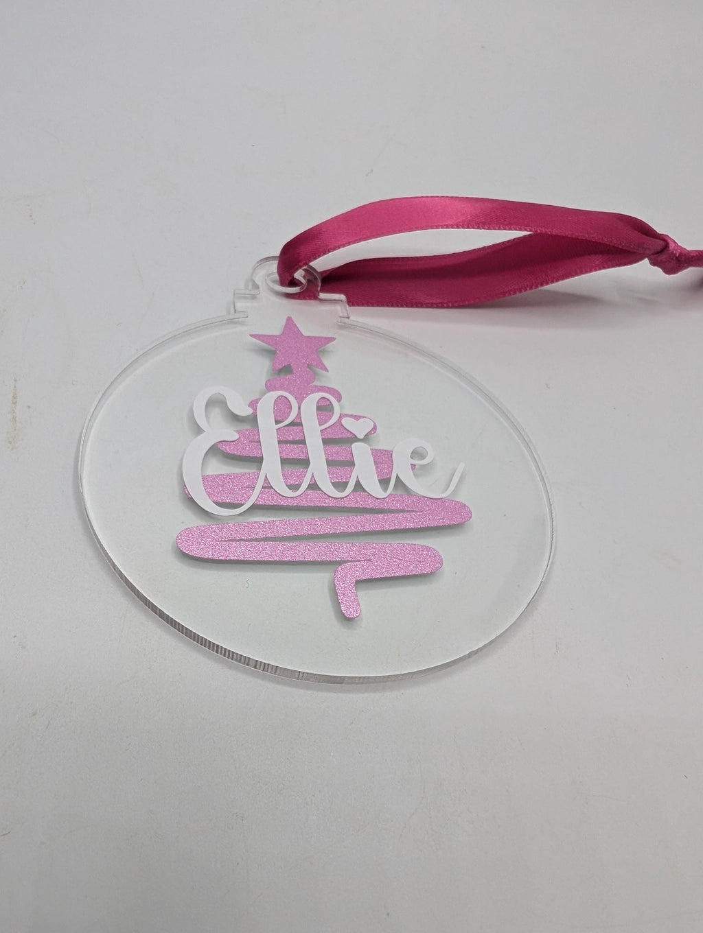 Personalised Christmas Bauble, Christmas Tree Bauble, Tree Personalised Decoration, Custom Bauble, Stocking Filler, Christmas Tree Decor