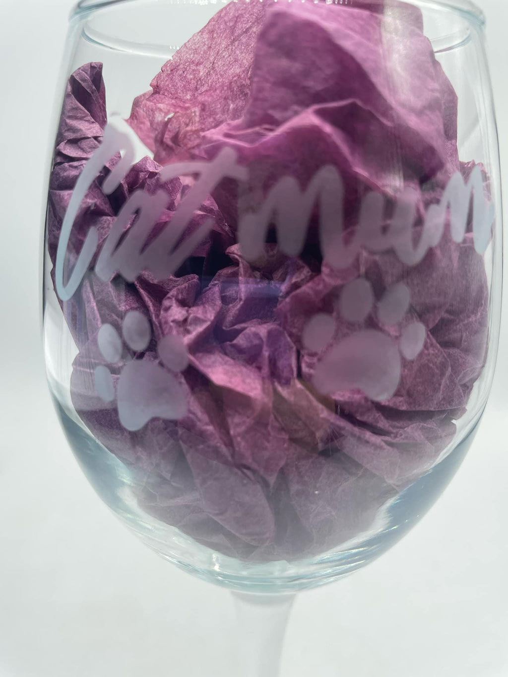 Etched Cat Mum Glass, Cat Mum Gin/Wine/Latte/Prosecco Glass, Mother's Day Gift, Mum  Cat Gift, Cat Mam Glass, Christmas Gift, Cat Mom Glass