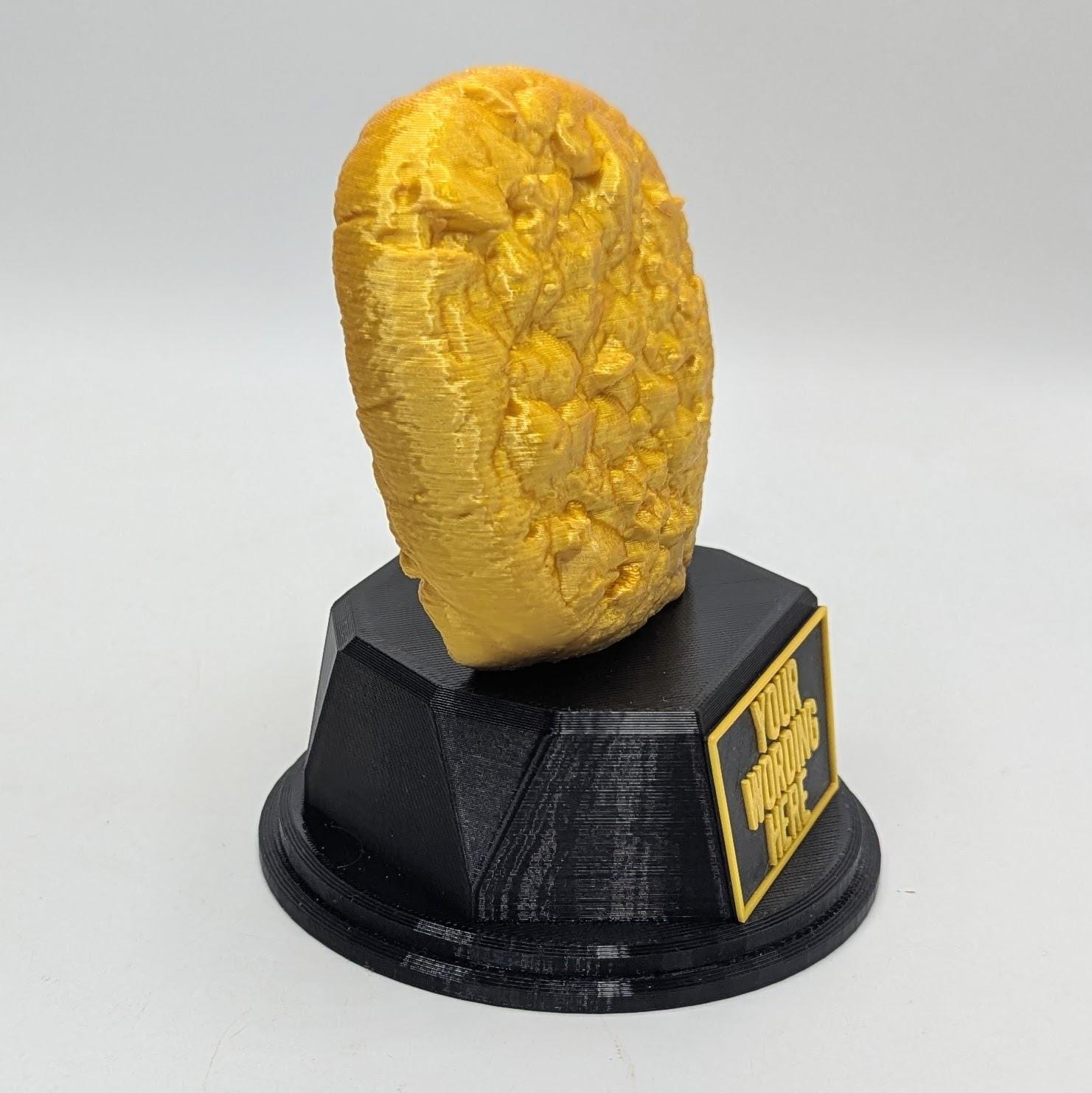 Personalised Cookie Trophy, Cookie Fun Trophy, Chocolate Chip Cookie Lover Gift, Cookie Eater Award, Biscuit Lover Gift, Custom Trophy