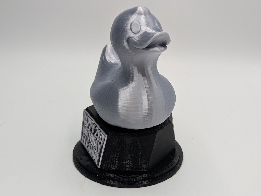 Personalised Rubber Ducky Trophy, Rubber Duck Fun Trophy, Rubber Duck Lover Gift, Rubber Duck Award, Duck Trophy, Custom Duck Lover Gift
