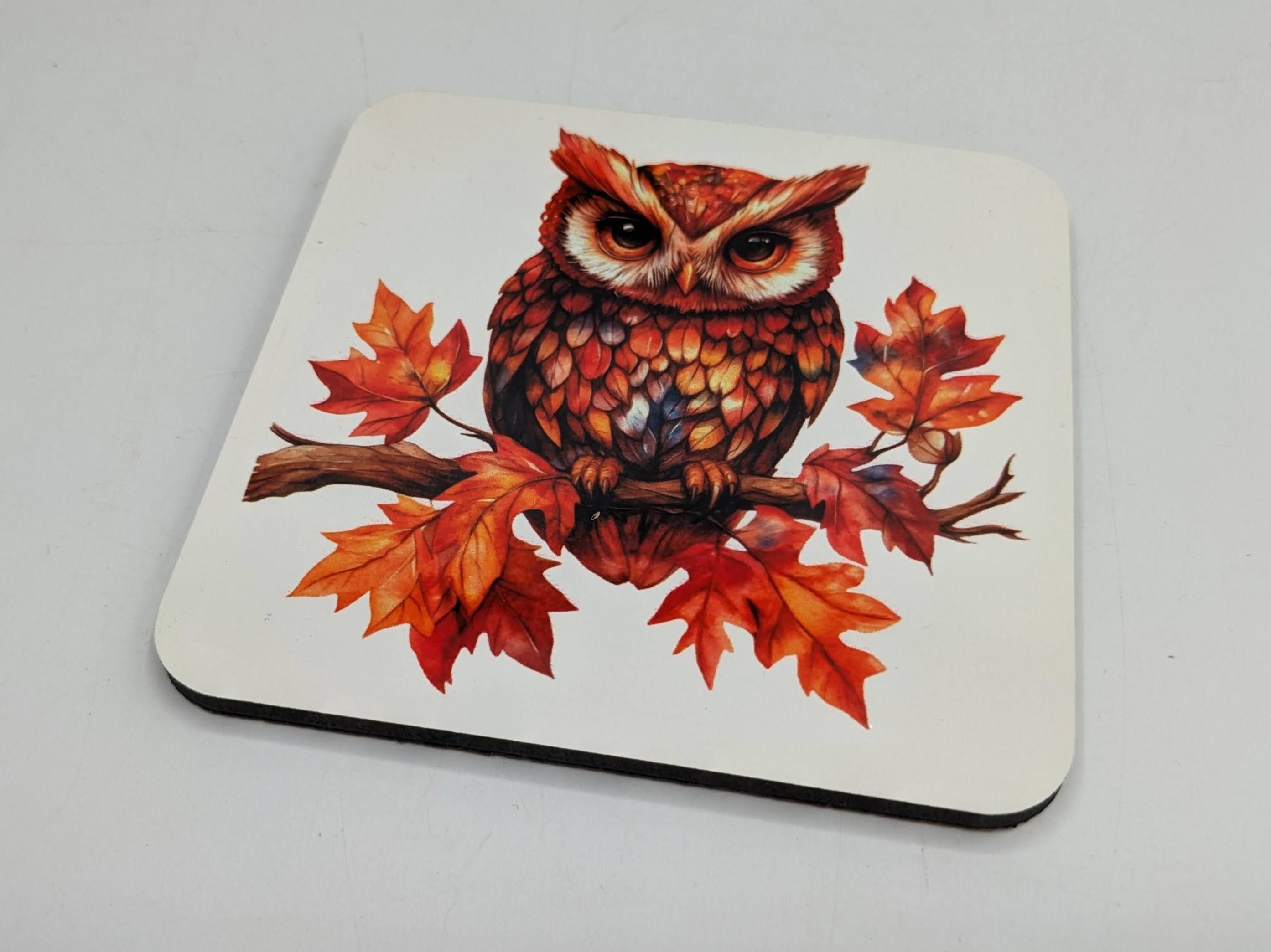 Fox Animal Coaster / Woodland Animal Coaster / Owl Coaster / Hedgehog Coaster / Stag Coaster / Squirrel Coaster / Owl Coaster / Animal Gifts