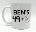 Personalised 50th Mug, Funny 50th Birthday Gift, 50th Birthday Keepsake, 49+1 Mug Gift, 50th Gift for Him, 50th Gift for Her, 50th Milestone
