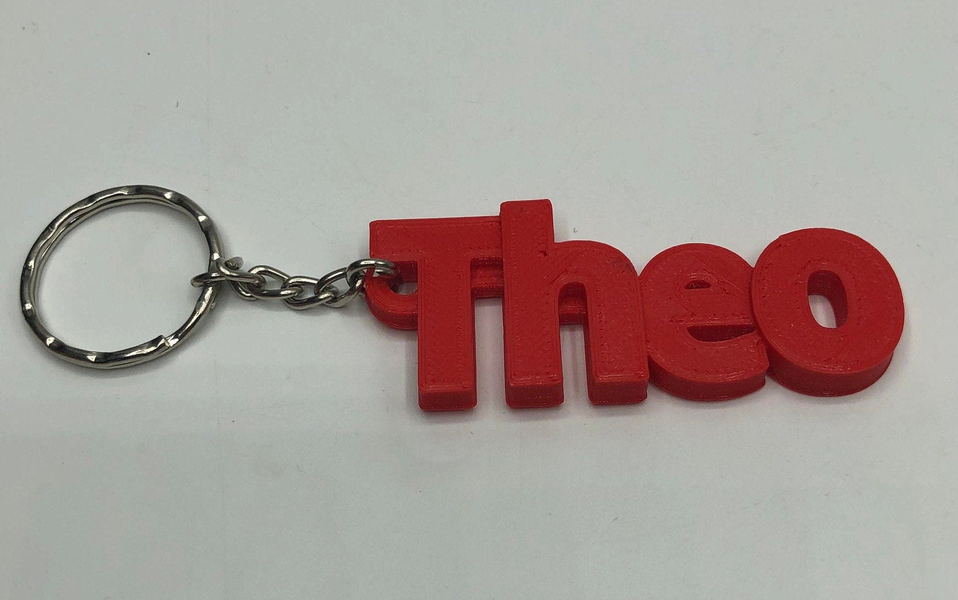 Boys Personalised Chunky Keyrings / School Bag Tag / School Leaver Gift / Party Bag Fillers / Stocking Filler / Gift for Children / Keyring