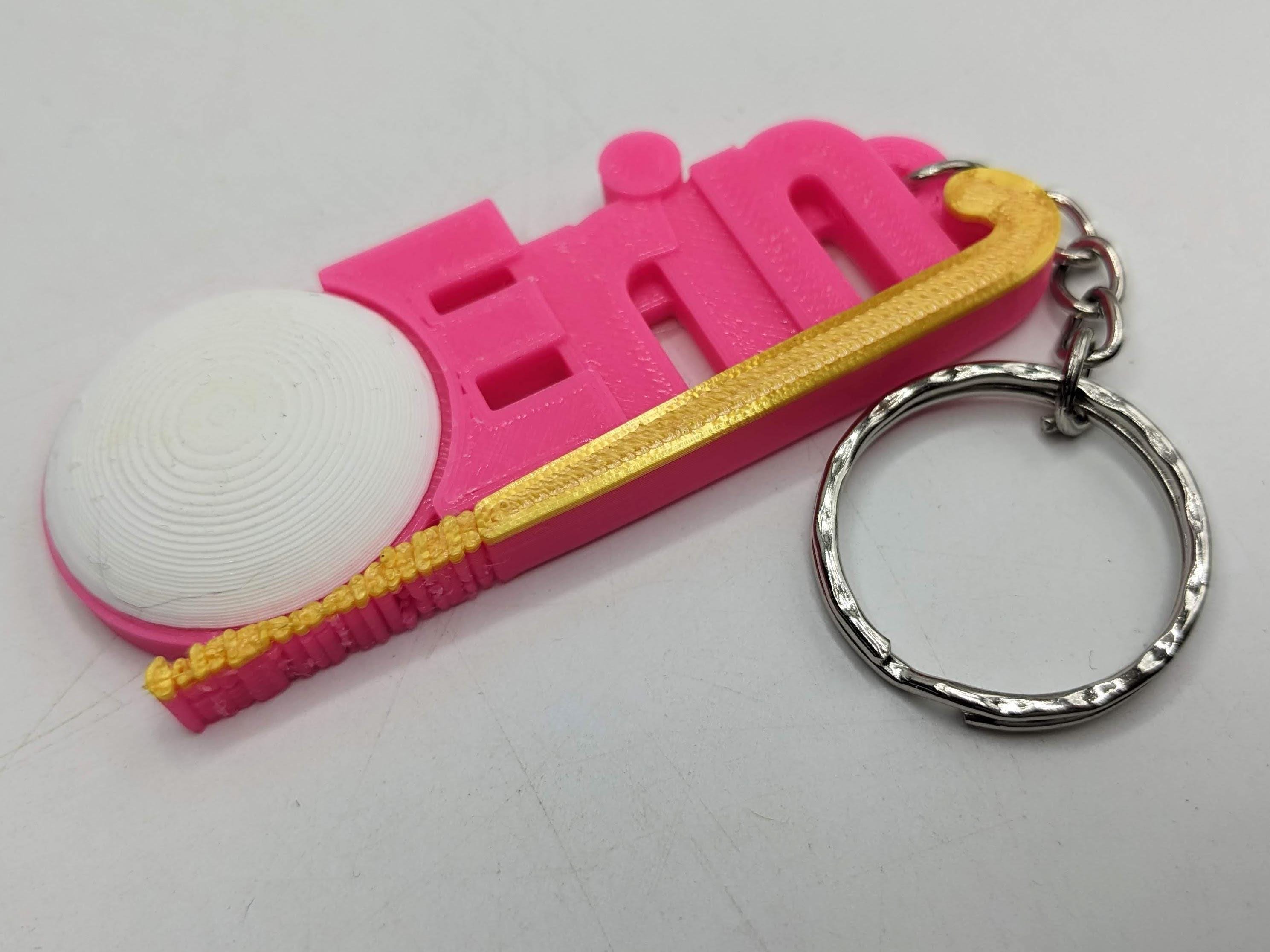 Field Hockey Keyring / Hockey Party Bag / Hockey Team Keyring / Grass Hockey / Hockey Player Gift / Personalised Hockey Gift / Hockey Party