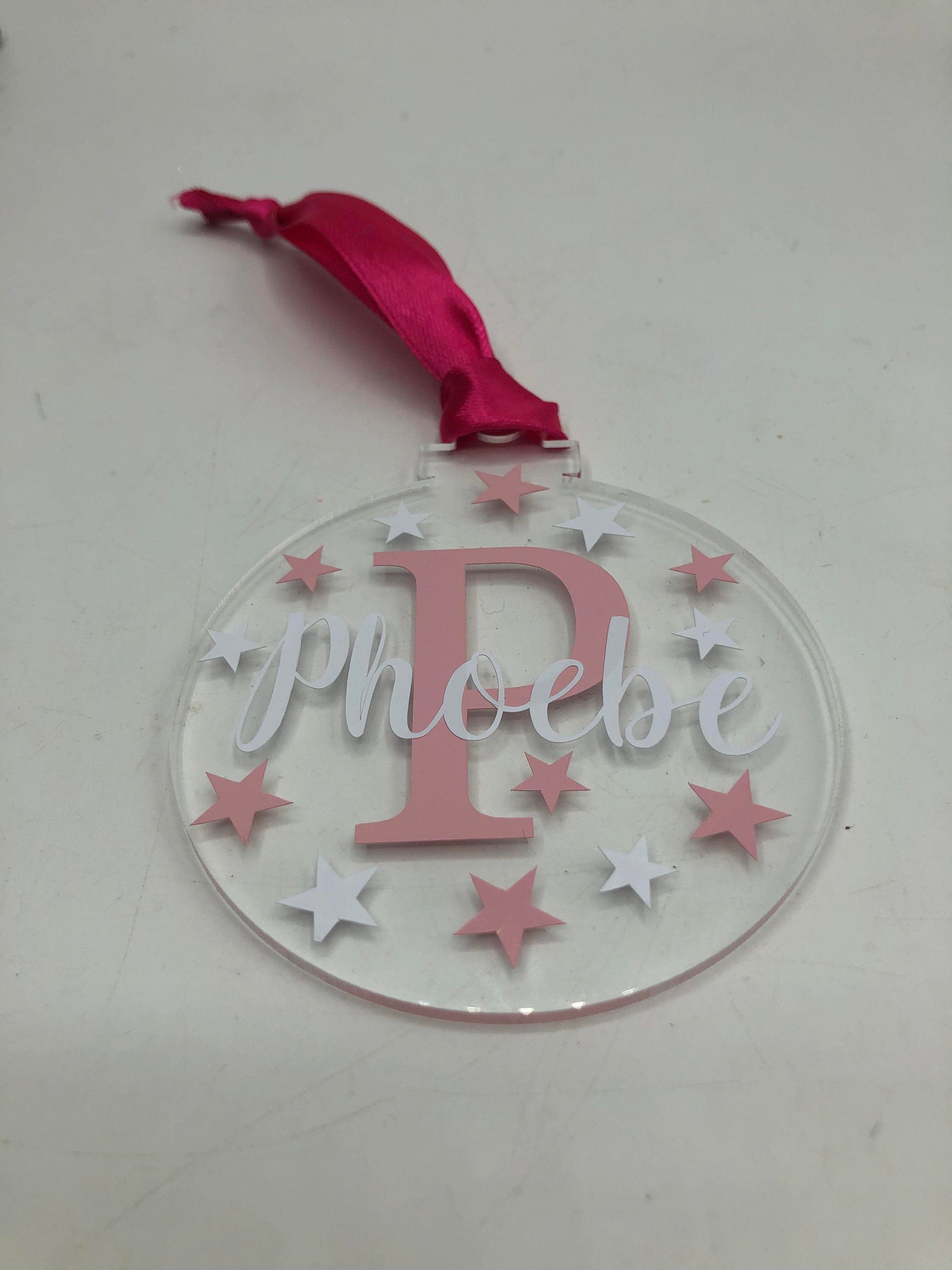 Personalised Christmas Monogram Bauble / Personalised Bauble / Tree Personalised Decoration / Name Bauble / Personalised Christmas Bauble