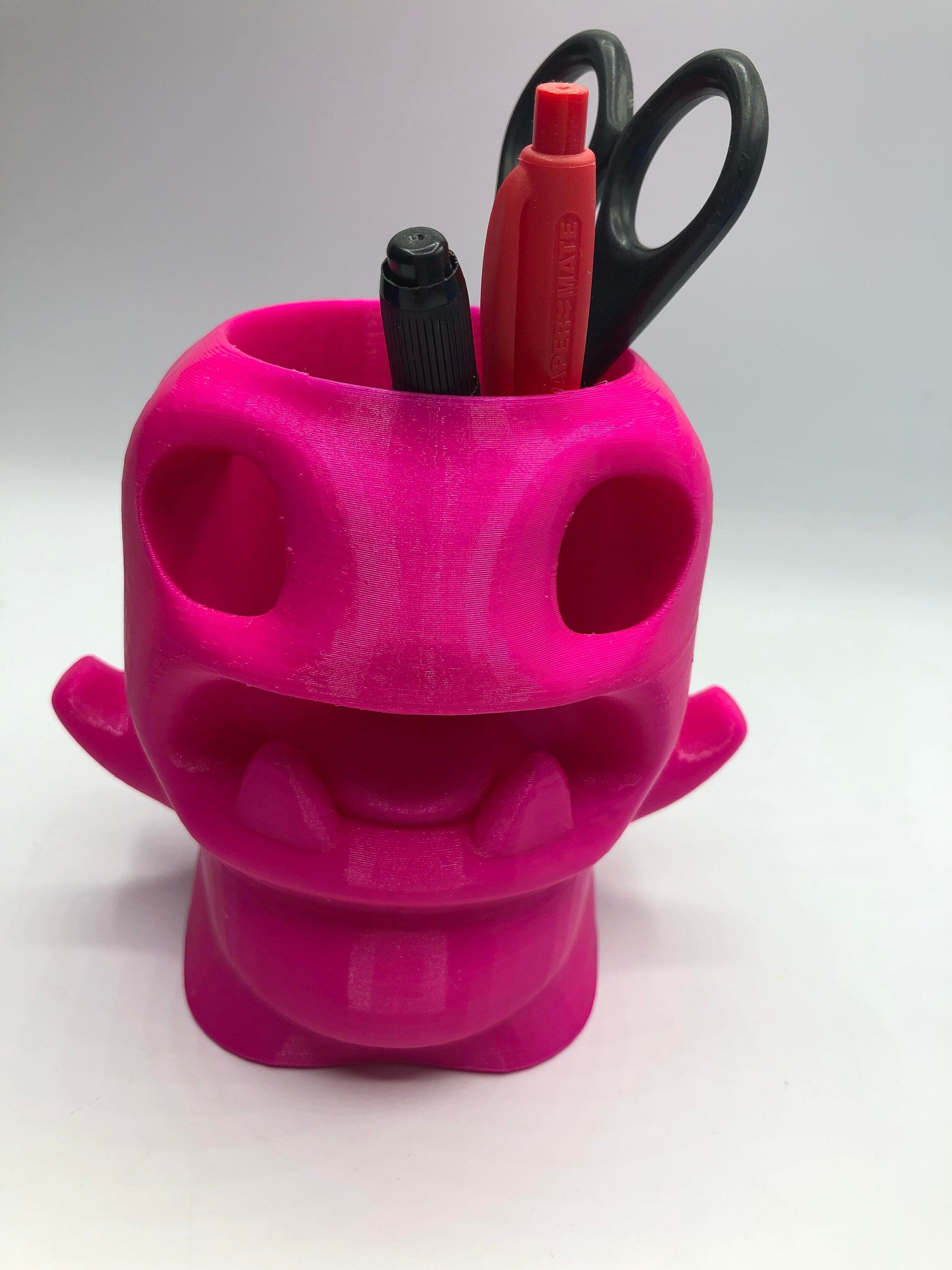 Halloween Monster Pen Pot, Makeup Brush Holder, Monster Desk Buddy, Monster Storage Pot, Halloween Pen Pot, Halloween Storage Pot Gift