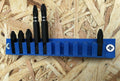 Angled 1/4" Hex Shank Screwdriver Bit Holder Storage / Shed, Van or Workshop Hex Bit Storage / Hex Bit Holder / 1/4" Hex Bit Holder / Hex
