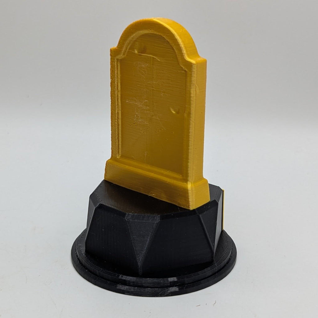 Personalised Dead To Us Trophy, Grave Stone Award Gift, Grave Stone Joke Gift, Custom Trophy Award, Novelty Dead To Us Award, Gravestone