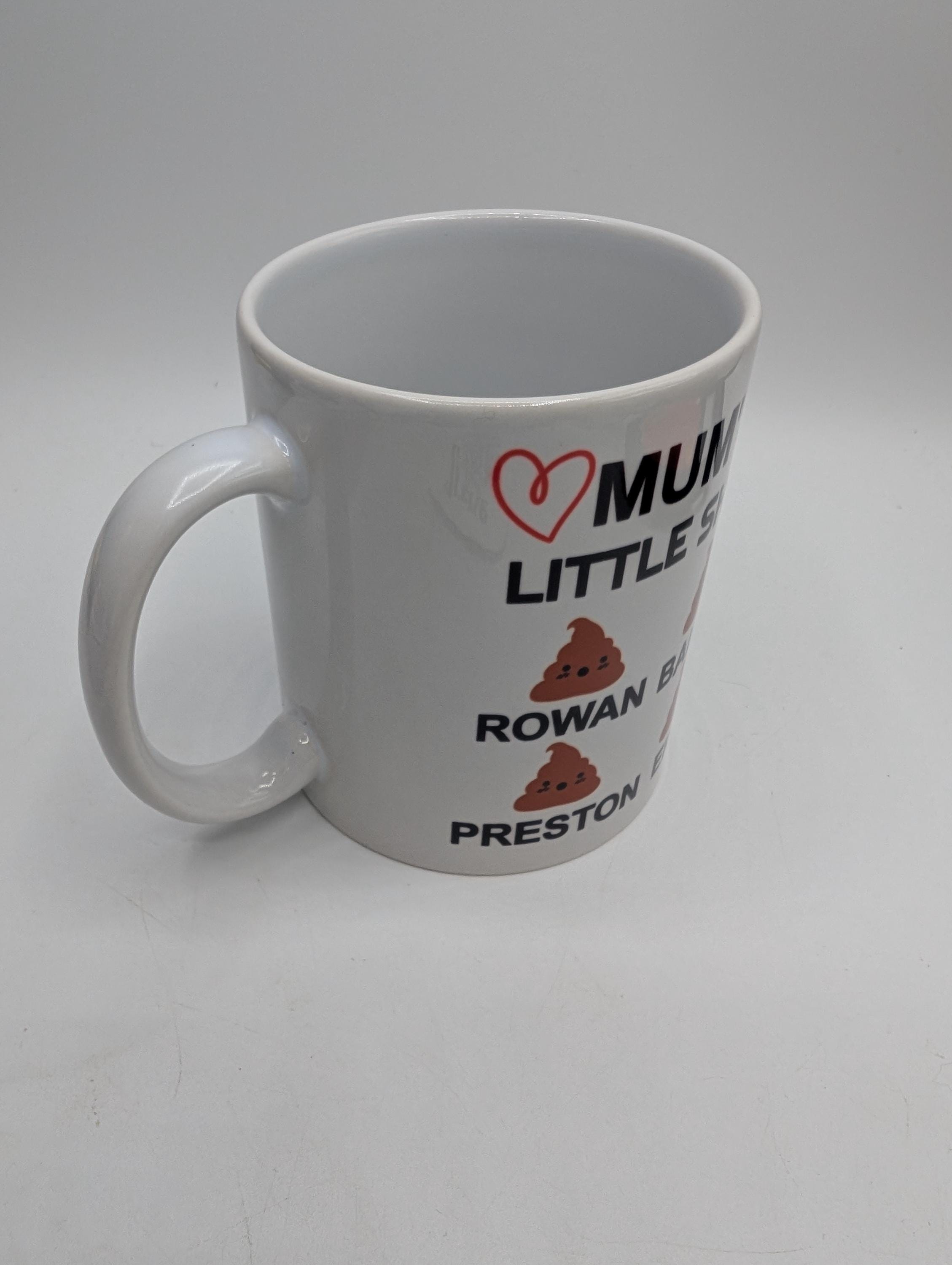 Mum Gift Personalised Mug / Mum's Little Shits Mug / Mummy's Little Shits Mug / Funny Mug / Personalised Mother's Day Gift / Mum Birthday