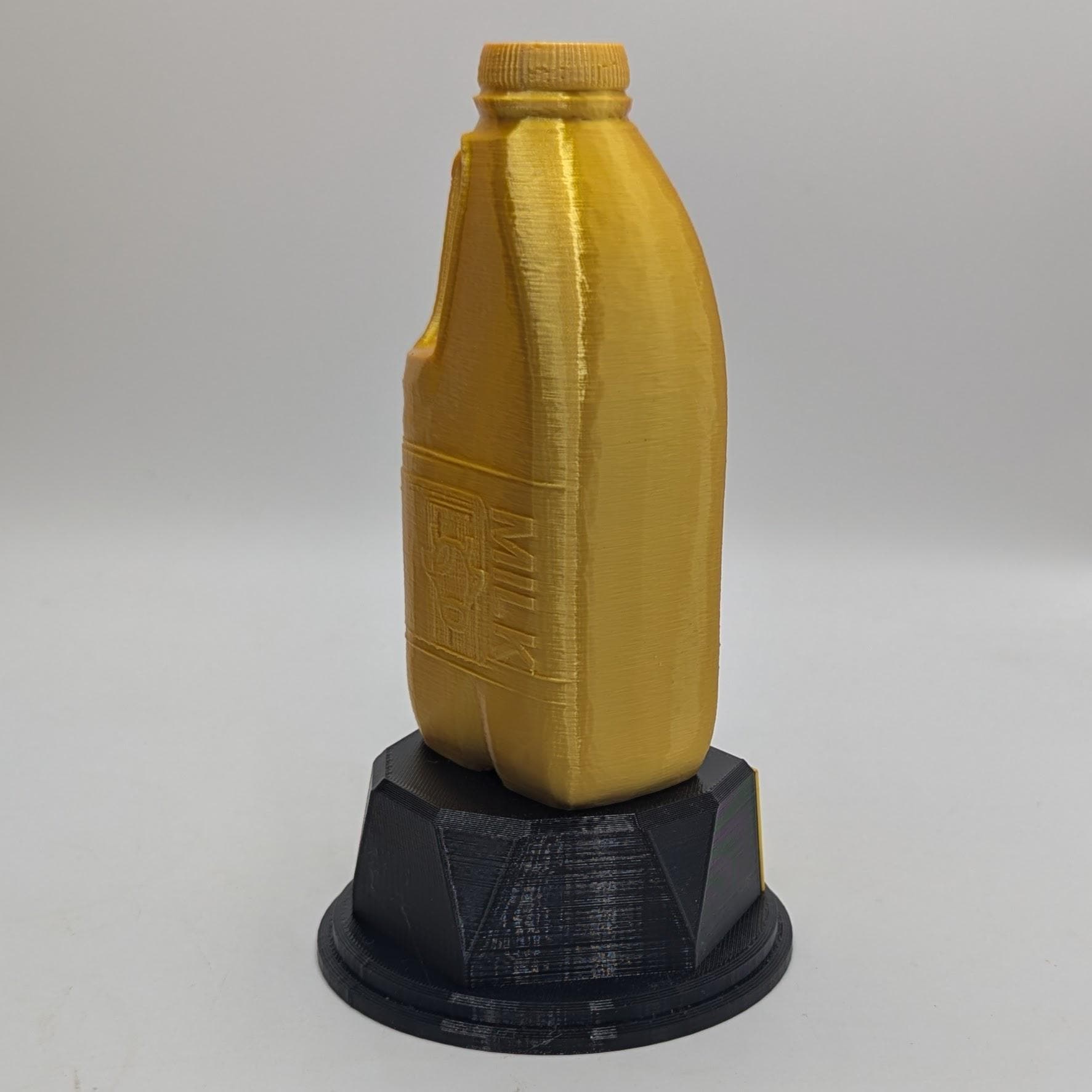 Personalised Milk Trophy, Milk Bottle Shape Gift, Milk Award Gift, Milk Lover Gift, Custom Award, Farmer Trophy Award, Milk Drinker Award