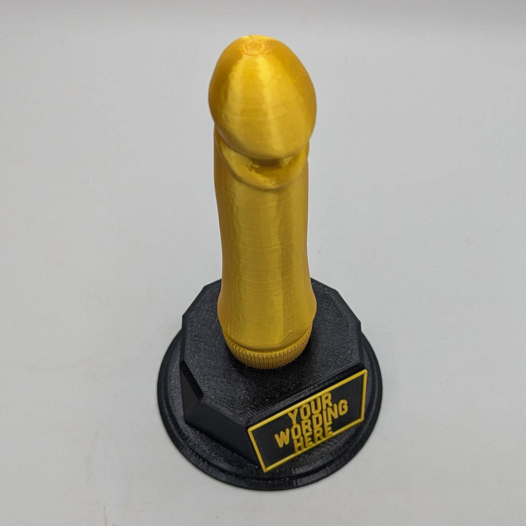 Personalised Dildo Trophy, Custom Trophy Gift, Biggest Dildo Award, Dildo Gift, Dildo Shaped Gift, Dildo Award Trophy, Joke Dildo Award Gift
