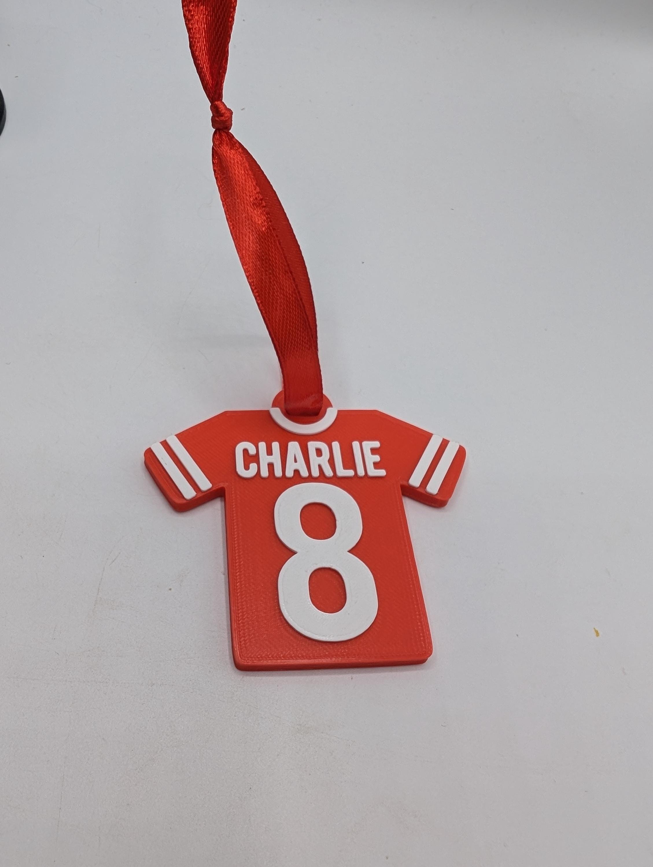 Personalised Football Shirt Bauble, Soccer Christmas, Football Party Bag Fillers, Football Team Decorations, Football Gift,  Football Favour