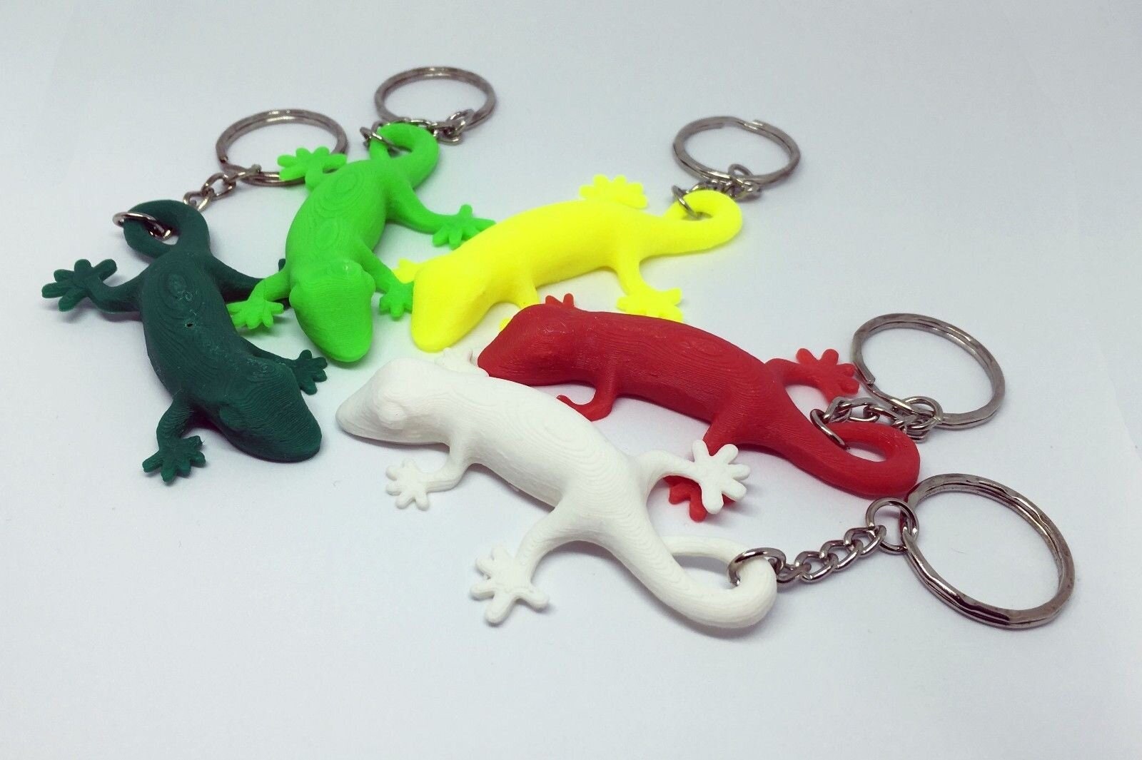 Gecko Keyring / Lizard Keyring / Gecko Shaped Keyring / Lizard Shaped Keyring / Gecko Gift / Lizard Gift / Novelty Keyring / Reptile Keyring