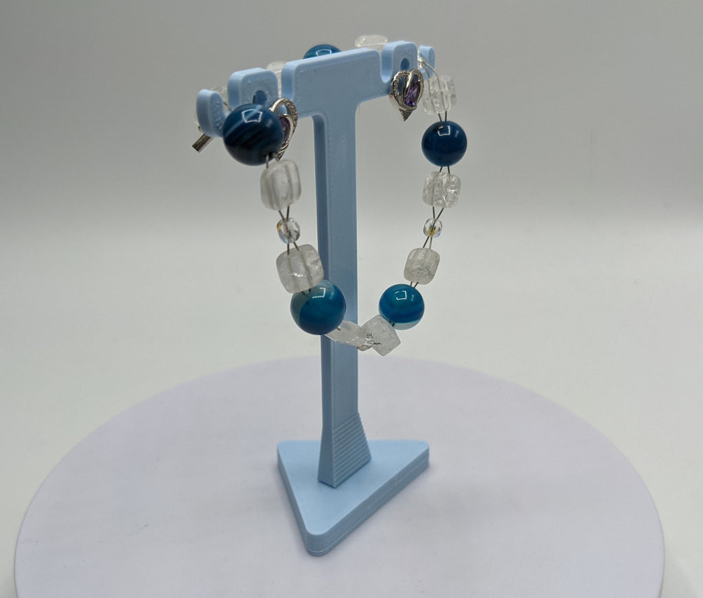 Earring & Bracelet Stand, Jewellery Holder for Earrings and Necklace, Jewellery Display Stand, , Hoop Earring Stand, Dangly Earring Stand