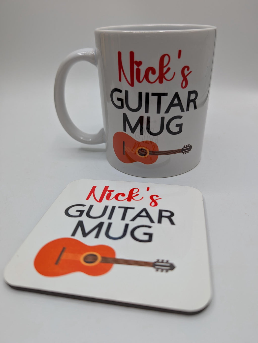 Personalised Guitar Mug, Guitar Enthusiast Gift, Musician Gift, Guitar Player Gift, Music Gift, Guitar Lovers Mug, Guitar Teacher Mug Gift