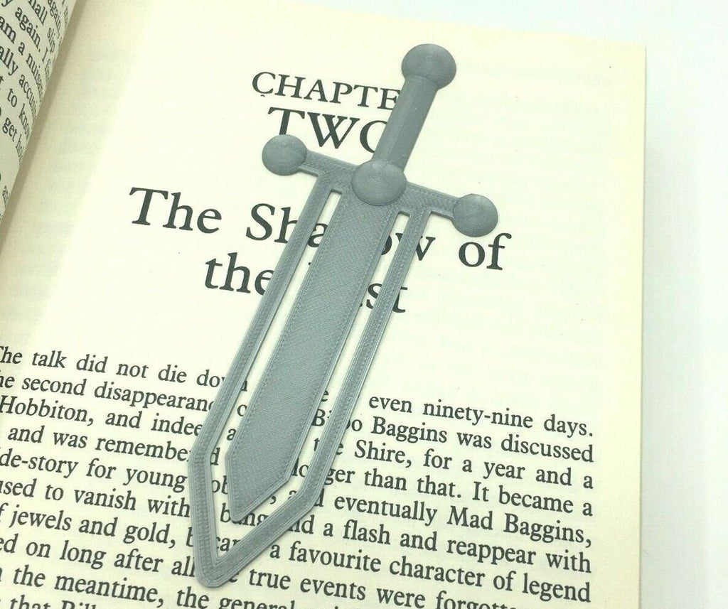 Sword Bookmark, Sword Reading Gift, Adventurer Bookmark, Gift for Bookworm, Sword Shaped Bookmark, Bookmark Stocking Filler, Under 5 Pounds