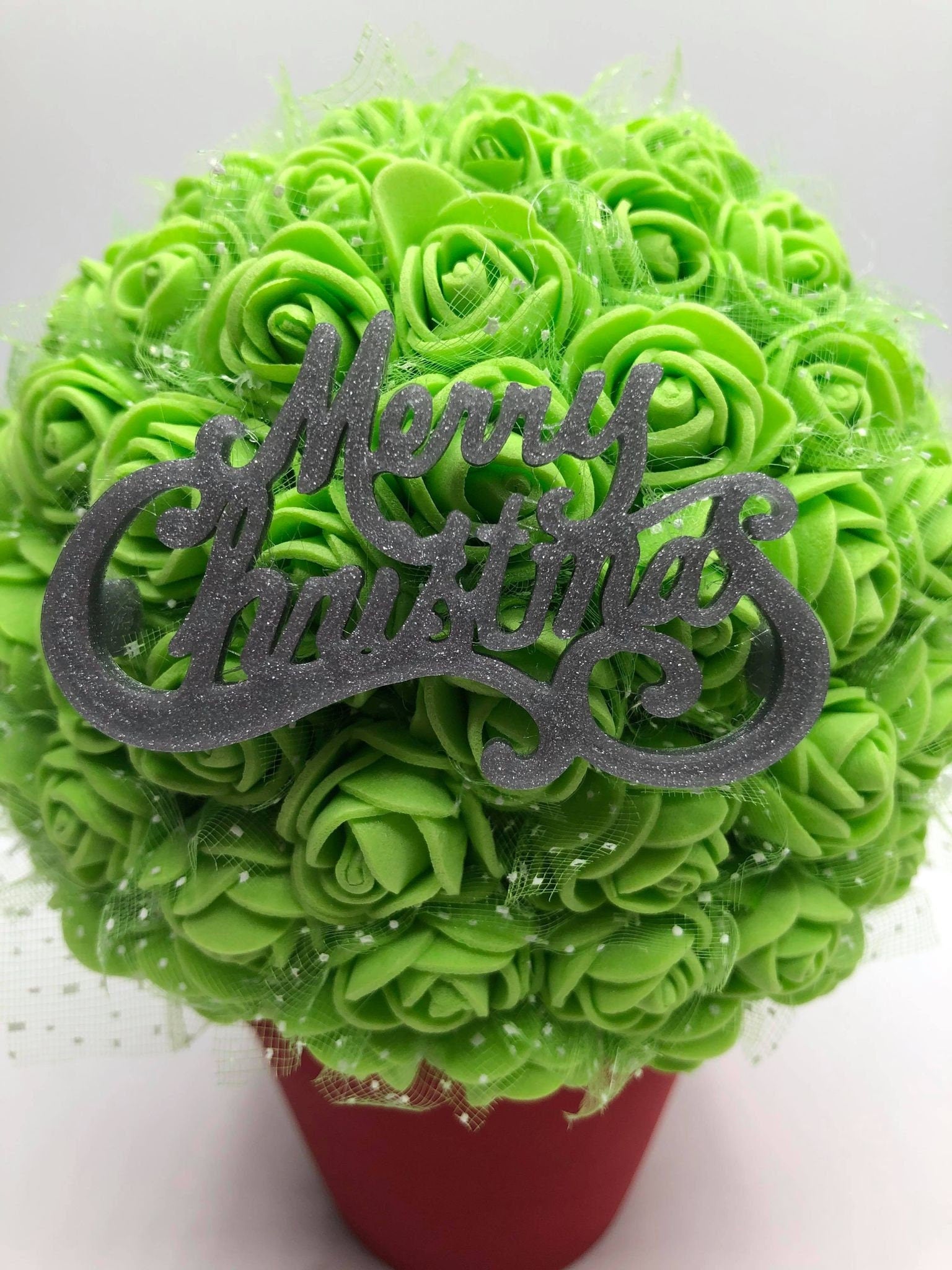 Mother's Day Personalised Rose Tree / Mother's Day Rose Tree / Loved One Gift / Christening or Wedding Rose Tree Gift / Handmade Gift / Love