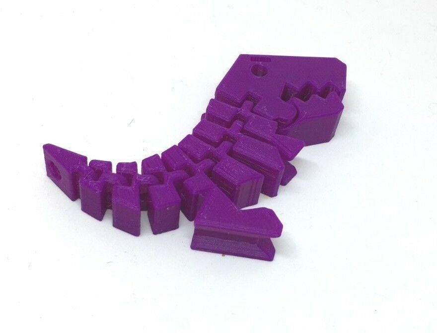 Roar-Some T-Rex Keyring, Flexible T-Rex, Tyrannosaurus Gift, Fidget Dinosaur, Articulated T-Rex, T-Rex Gift, Sensory Keyring, Under 5 Pound