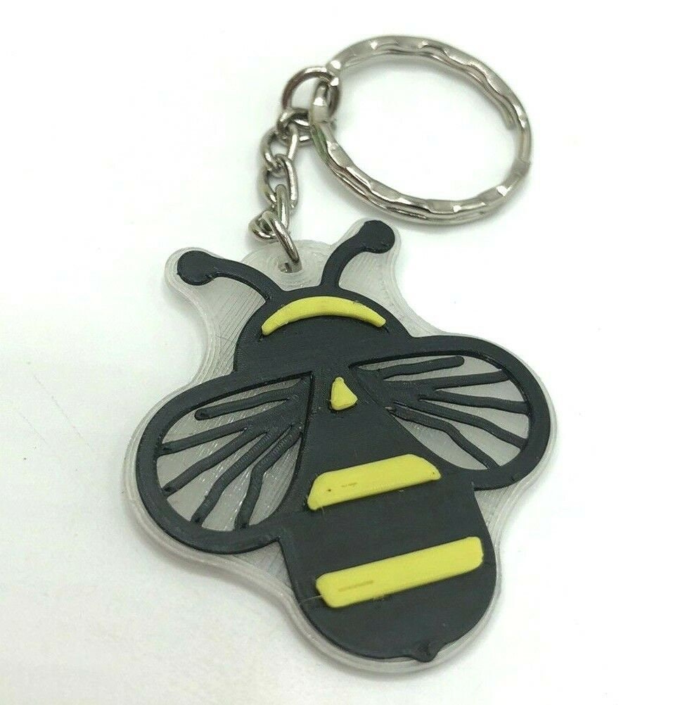 Bee Keyring / Bag Tag - Bumble Bee Keyring