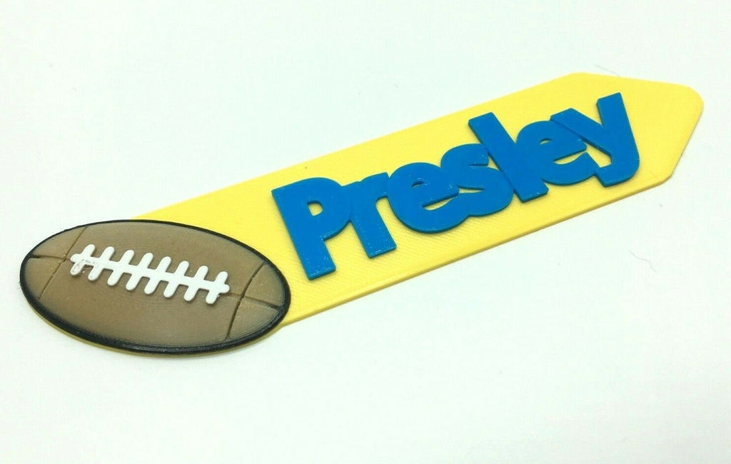 Rugby Personalised  Bookmark, American Football Bookmark, Rugby Fan Gift, Rugby Party Bag, Rugby Team Gift, Rugby Christmas, Rugby Birthday