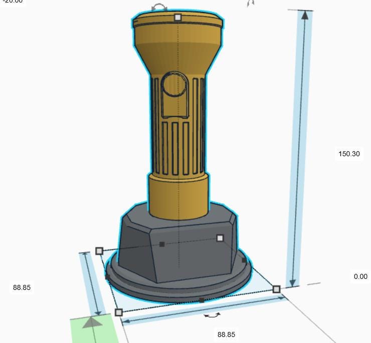 Personalised Torch Trophy, Custom Trophy Gift, Builder Trophy Gift, Mechanic Trophy, Best Mechanic Award, Engineer Award, DIY Trophy Gift