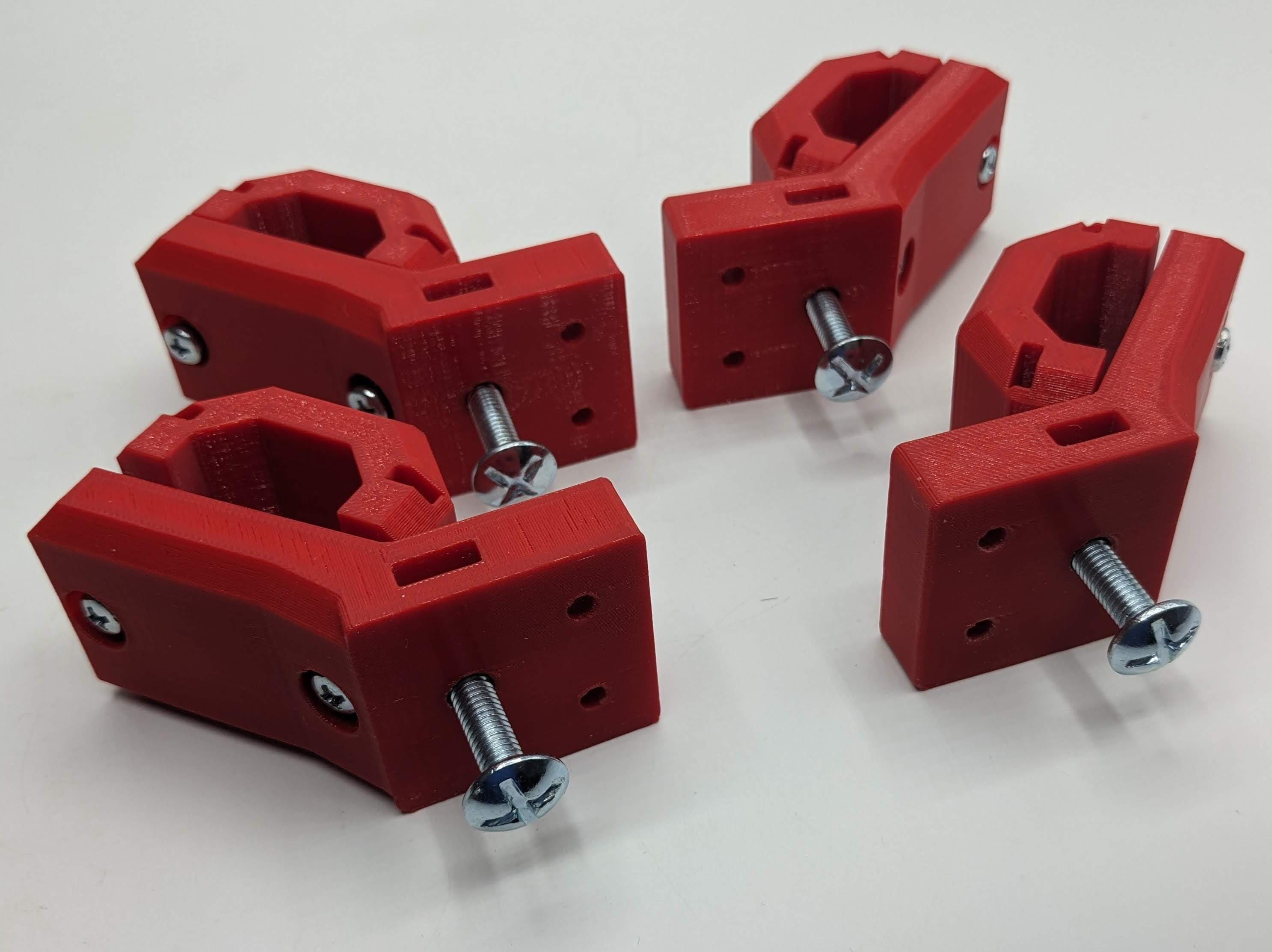 Universal Milwaukee Packout Side / Rear Mounting Corner Rail Set + Hardware Kit / Milwaukee Packout Side / Milwaukee Storage Packout Side