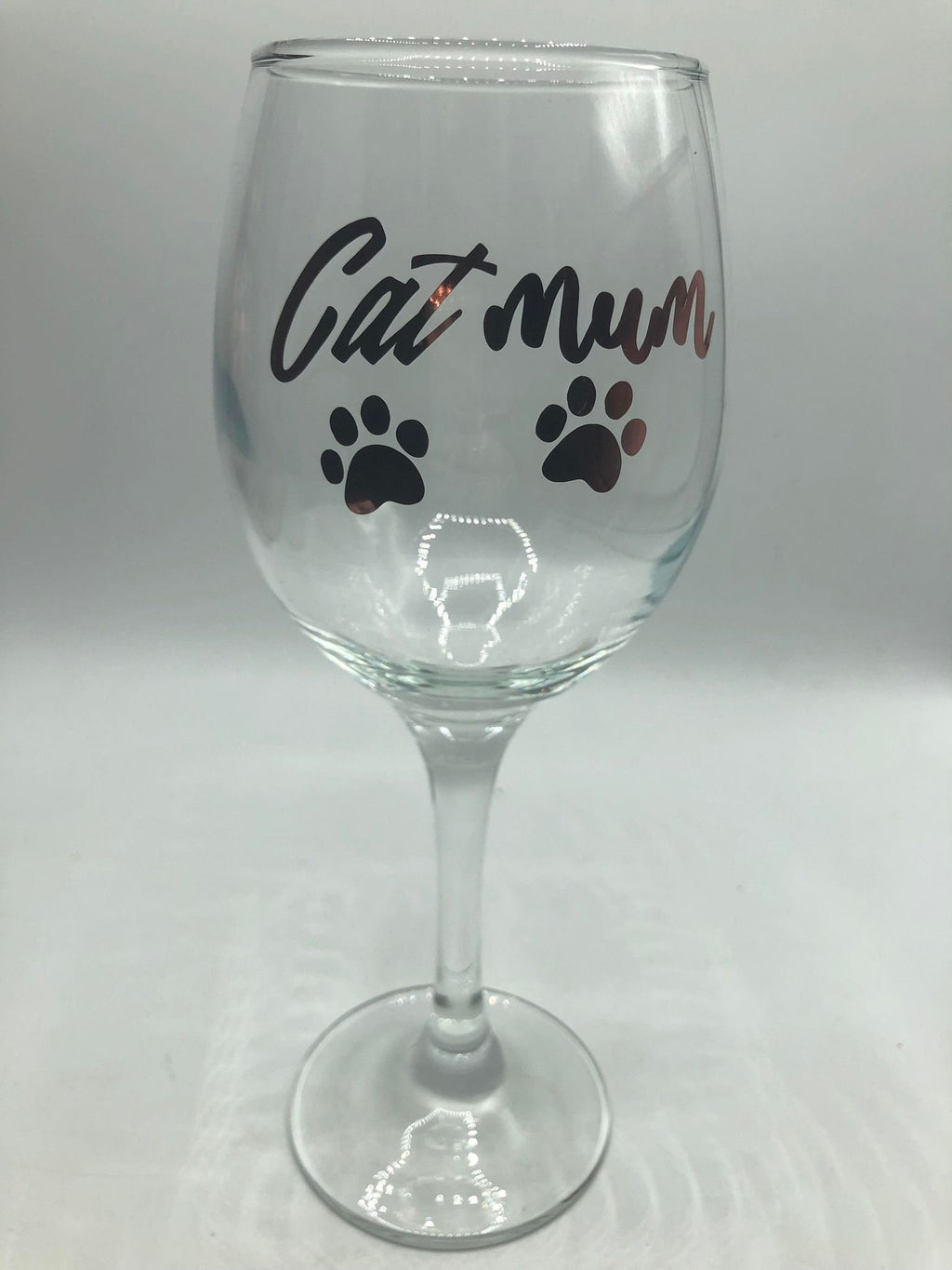 Cat Mum Glass / Cat Mum Gin/Wine/Latte/Prosecco Glass / Mother's Day Gift / Mum Gift / Cat Mam Glass / Christmas Gift / Cat Mum / Cat Mam