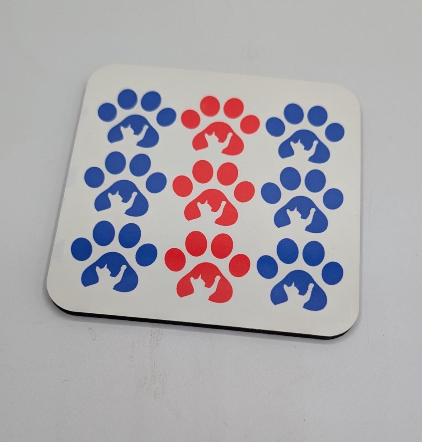 Cat Paw Print Coaster, Cat Lover Gift, Cat Mum Gift, Cat Dad Gift, Animal Coaster, Kitten Owner Gift, Gift for Cat Owner, Cat Paw Shape