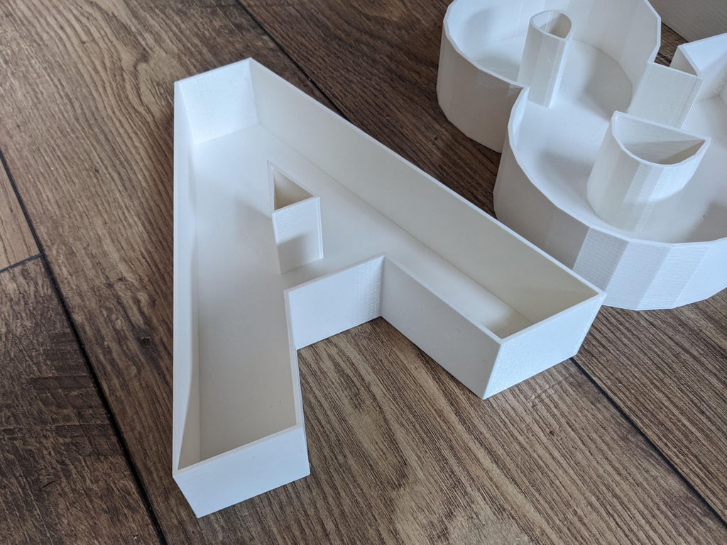 Wedding Large Letters (8.5") for Sweet filling / Wedding Cake Alternative / Wedding Table Decoration / Wedding Sweet Stand / Wedding Floral