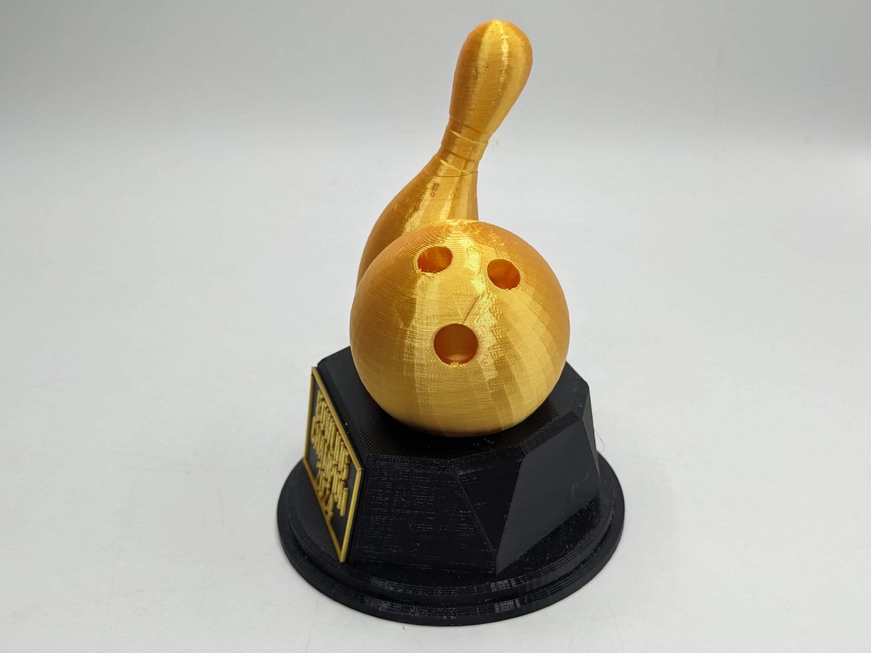 Personalised Bowling Trophy, Bowling Team Trophy, Secret Santa Bowling, Bowling Gift, Personalised Bowling Pin, Bowling Award, Best Bowler