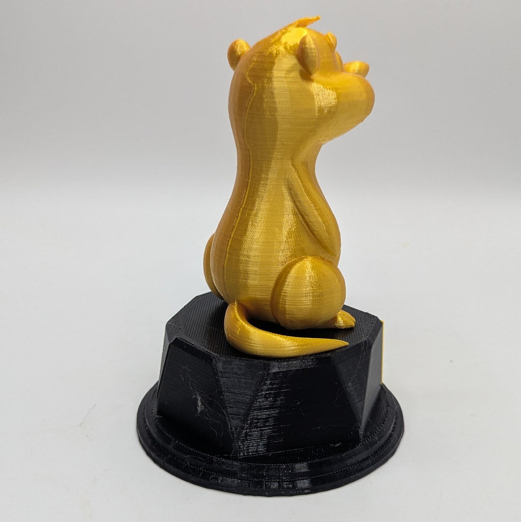 Personalised Gopher Trophy, Ground Squirrel Trophy, Gift for Gopher Lover, Custom Trophy Gift, Gopher Award, Office Trophy, Animal Lover