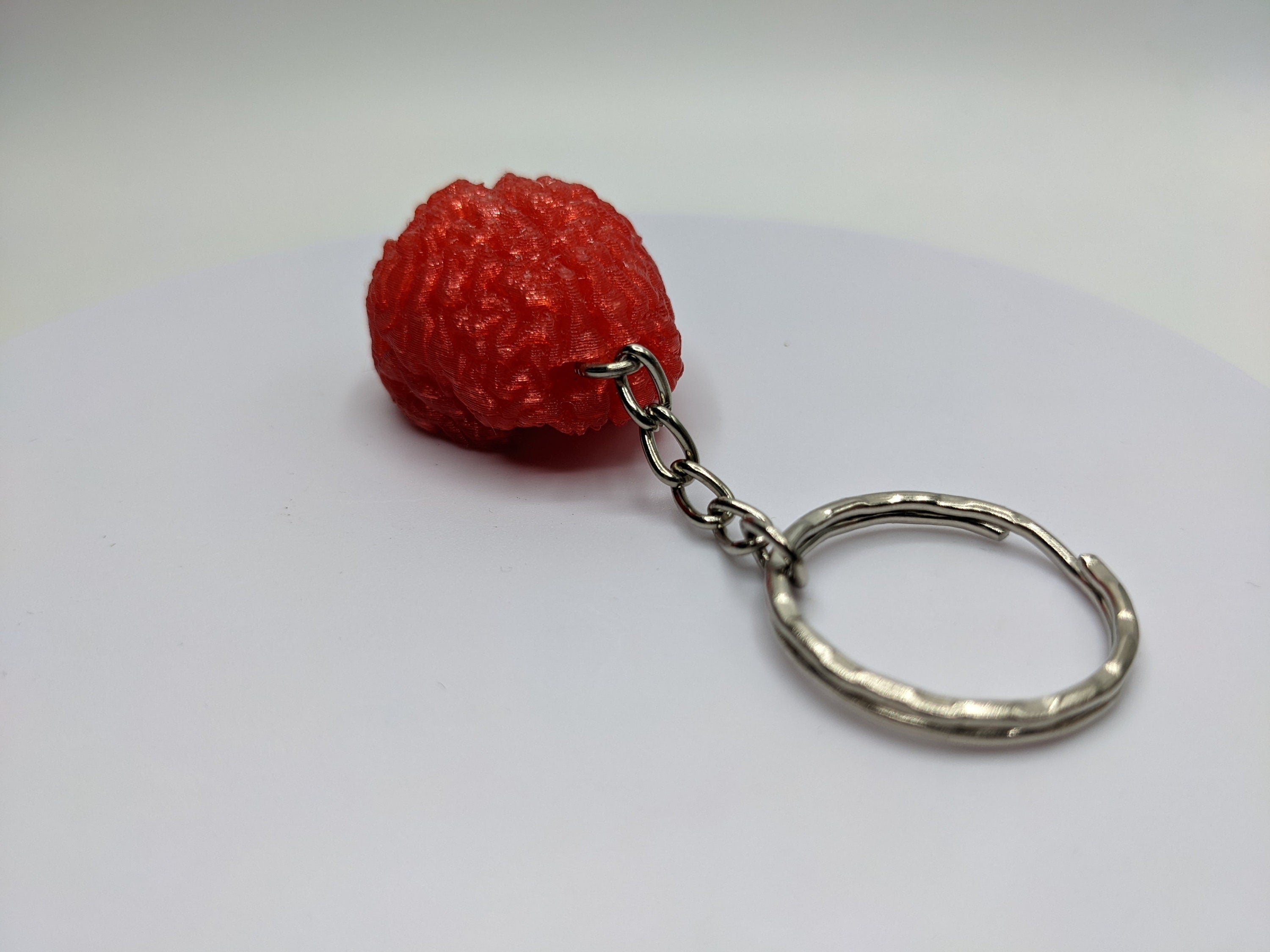 Human Brain Keyring, Brain Keychain, Brain Science Gift, Neurology Gift Keyring, Biology Student Gift, Halloween Keyring Gift, Brain Bag Tag