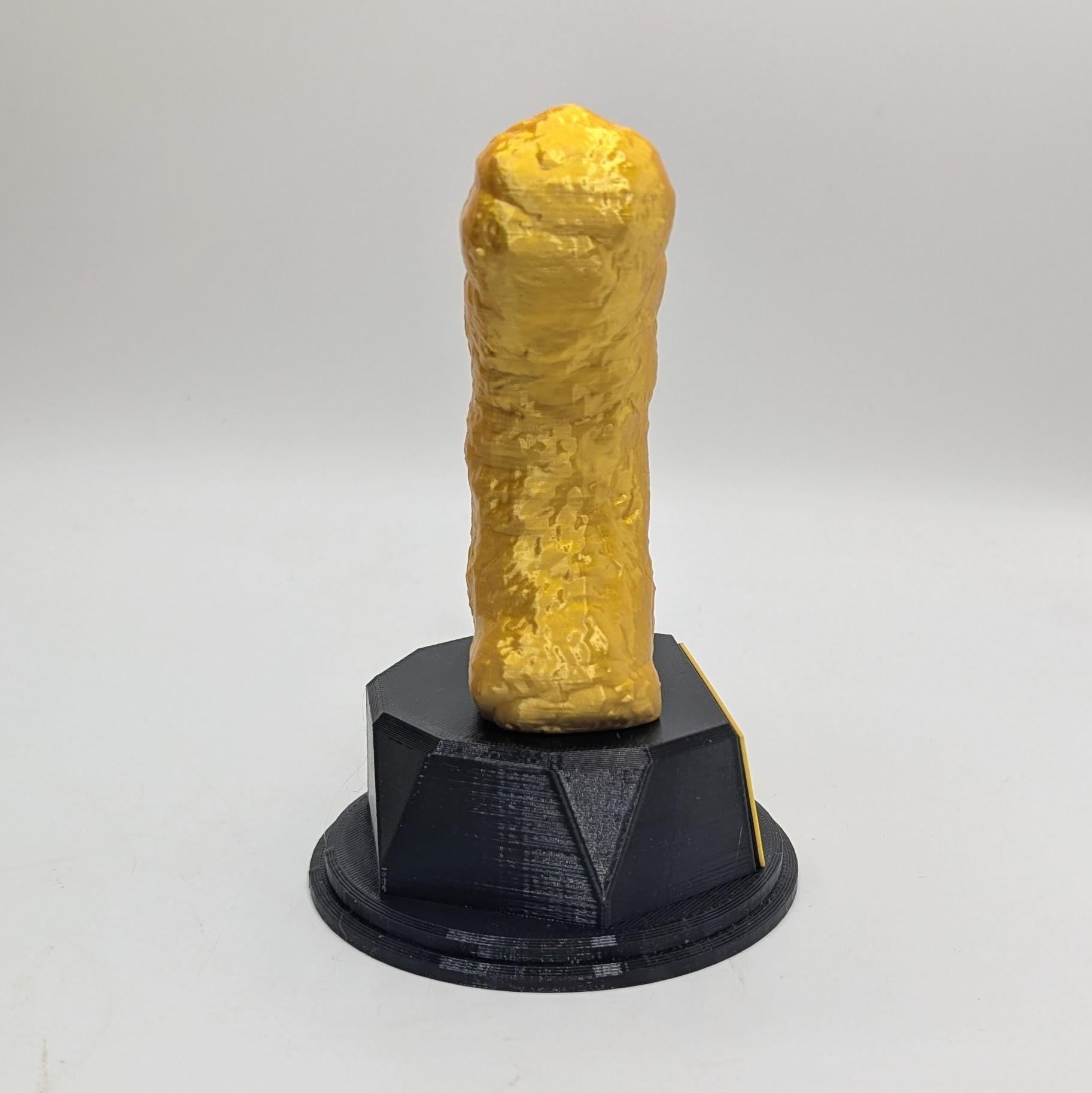 Personalised Cheesy Puff Trophy, Cheesy Crisp Award, Gift for friend, Joke Award, Personalised Cheesy Trophy Award, Cheese Puff Lover Gift