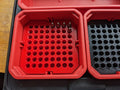 64 Hex Bit Holder Inserts for Milwaukee Packout Slim & Compact Low Profile Organiser Cases