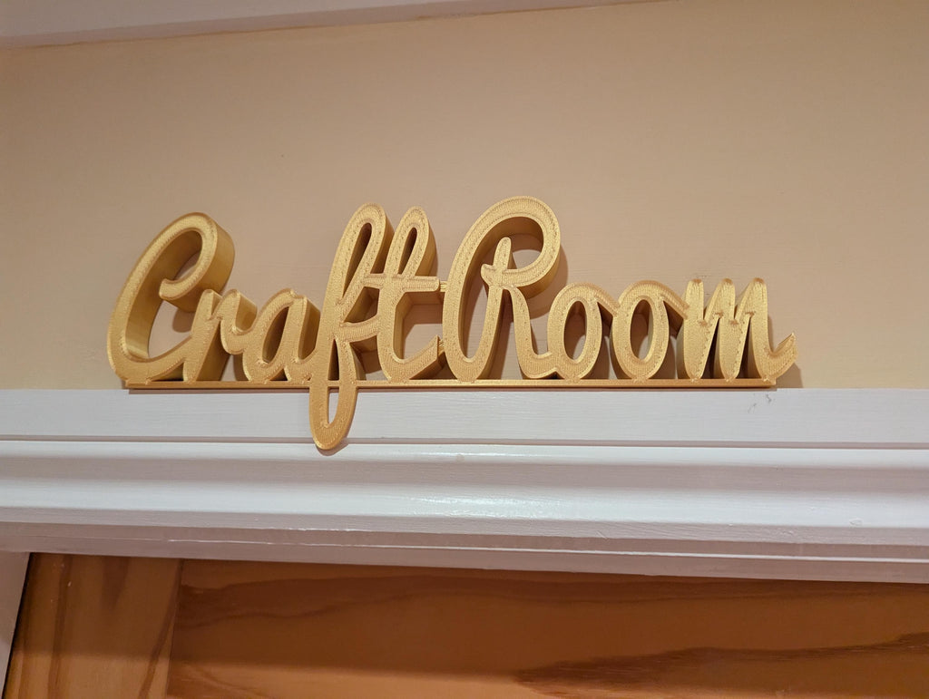 Craft Room Door Sign, Crafter Door Sign, Door Topper, Custom Door Sign, Above Door Sign, Quirky Sign, Sign For Crafters, Crafting Room Sign