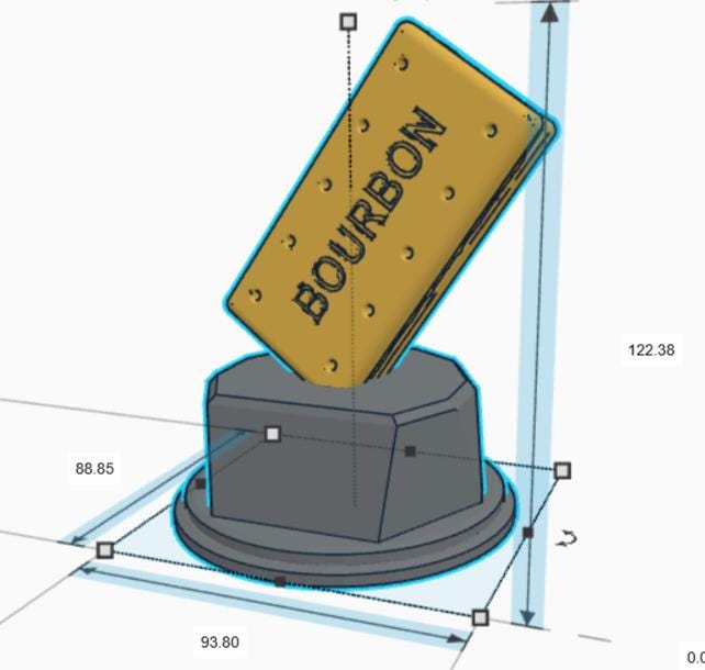 Personalised Bourbon Trophy, Biscuit Award, Custom Trophy, Bourbon Lover, Biscuit Award Gift, Bourbon Trophy Gift, Office Biscuit Trophy
