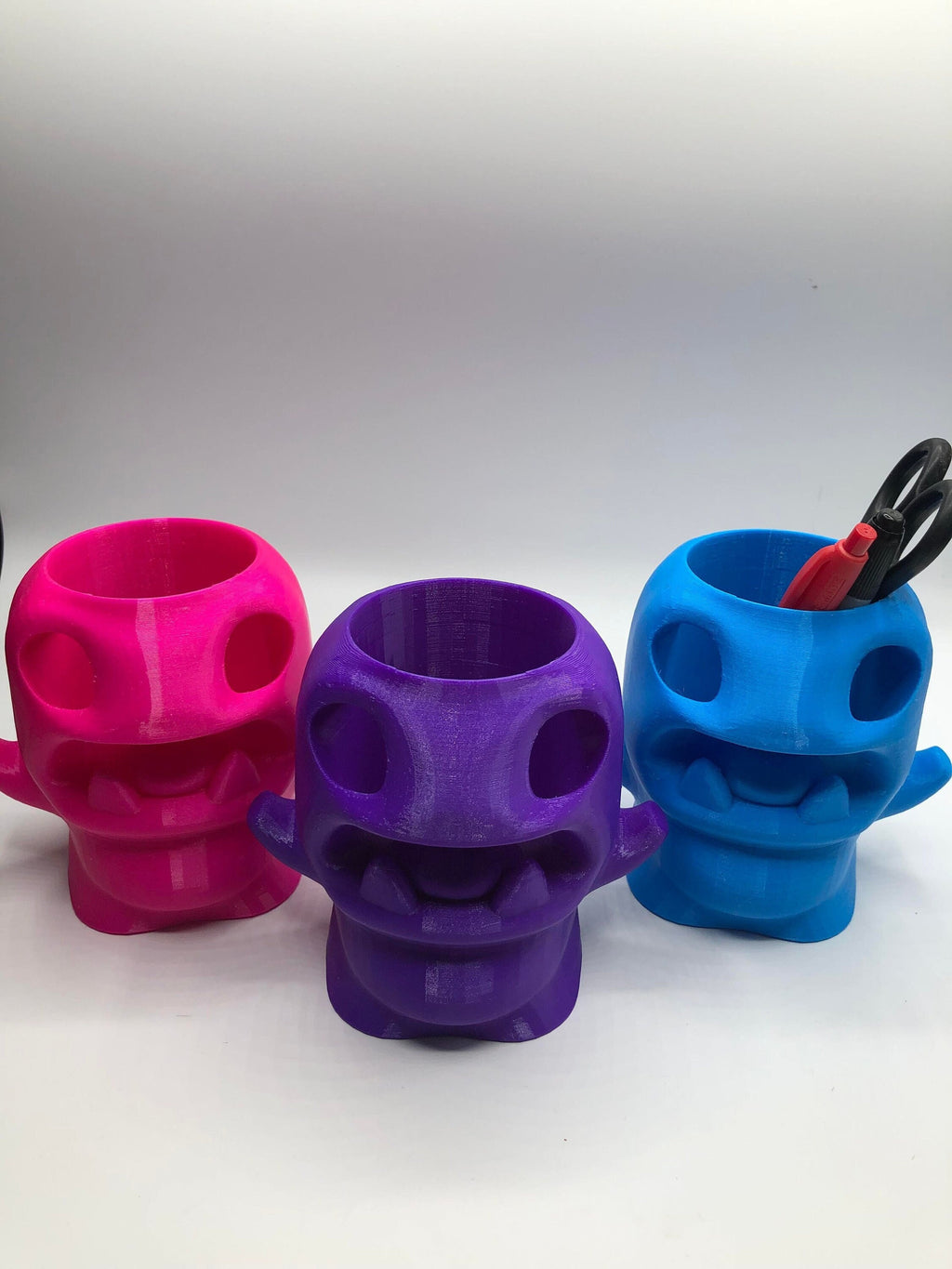 Halloween Monster Pen Pot, Makeup Brush Holder, Monster Desk Buddy, Monster Storage Pot, Halloween Pen Pot, Halloween Storage Pot Gift