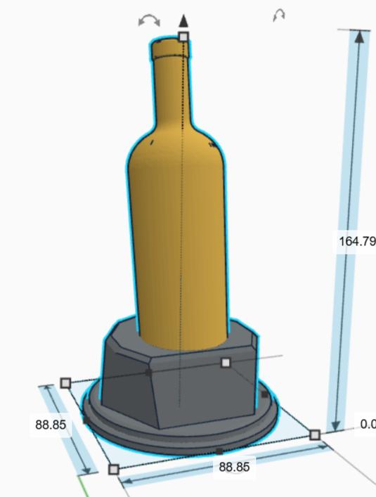 Personalised Wine Bottle Trophy, Best Wine Trophy, Wine Lover Trophy, Novelty Office Trophy, Biggest Drinker Award, Custom Trophy Wine Award