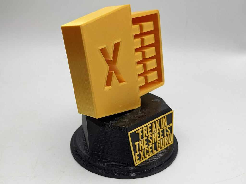 Freak in the Sheets Trophy, Spreadsheet Award, Secret Santa Spreadsheet Lover, Spreadsheet Trophy, Office Admin Trophy, Office Award Gift