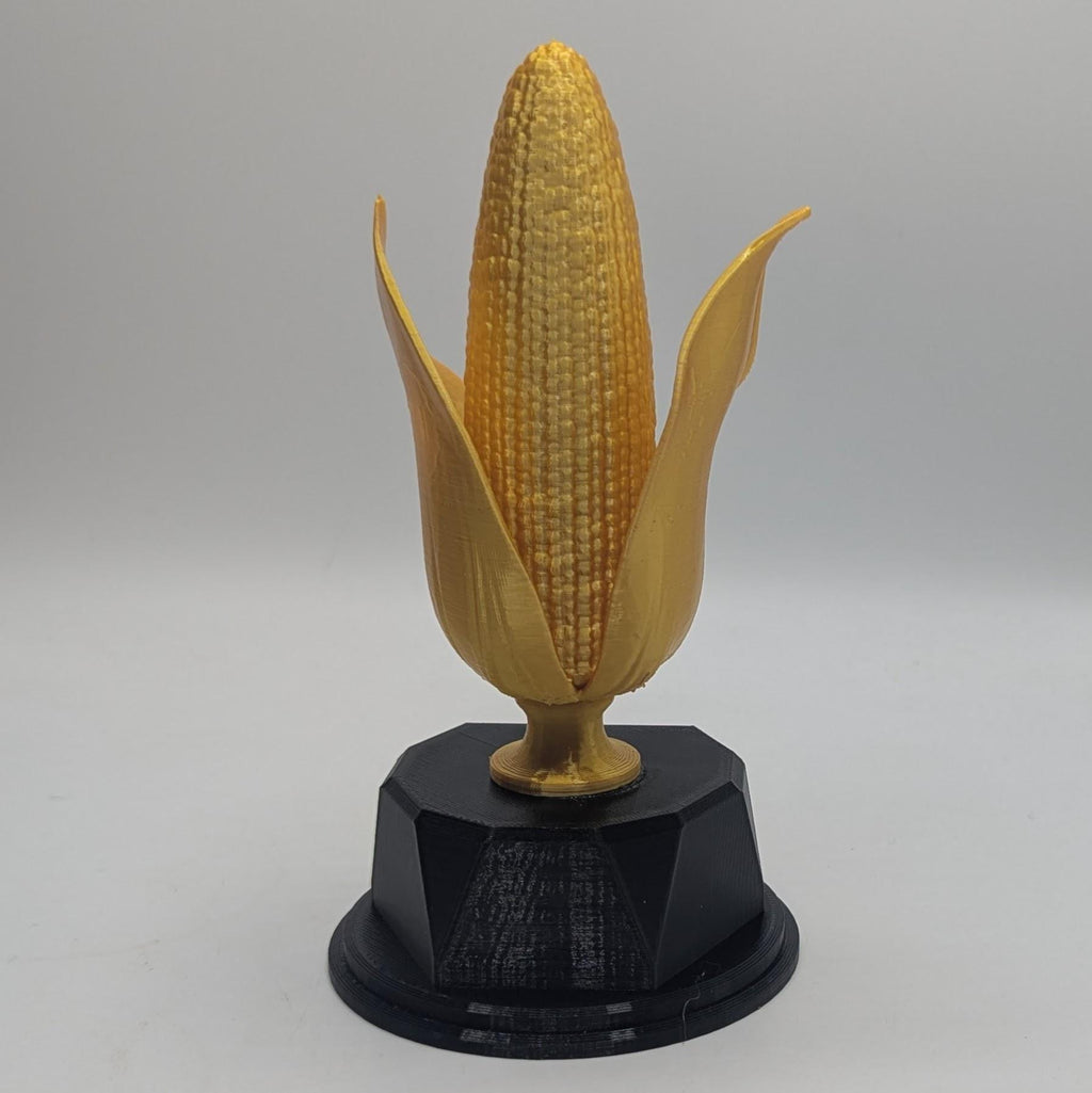 Personalised Corn On The Cob Trophy, Custom Trophy Gift, Corn On The Cob Lover, Sweetcorn Trophy Award, Sweetcorn Shaped Gift, Corn On Cob