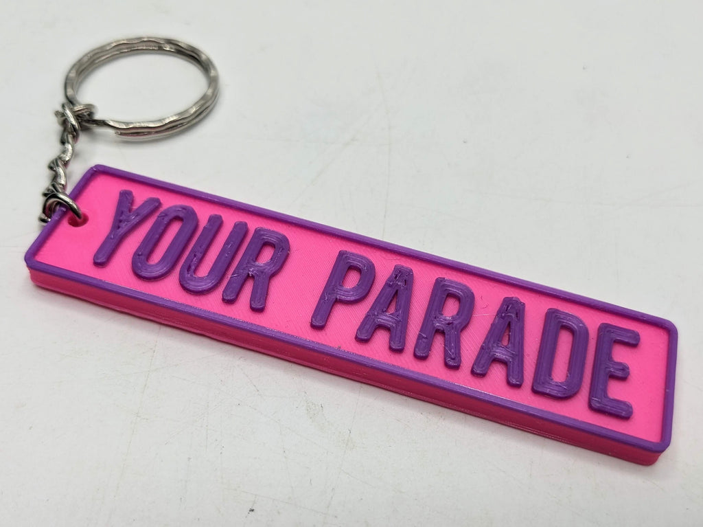 Personalised Street Sign Keyring / Street Road Name Keyring / Personalised Street Sign Keychain / Street Sign Bag Tag / Personalised Keyring