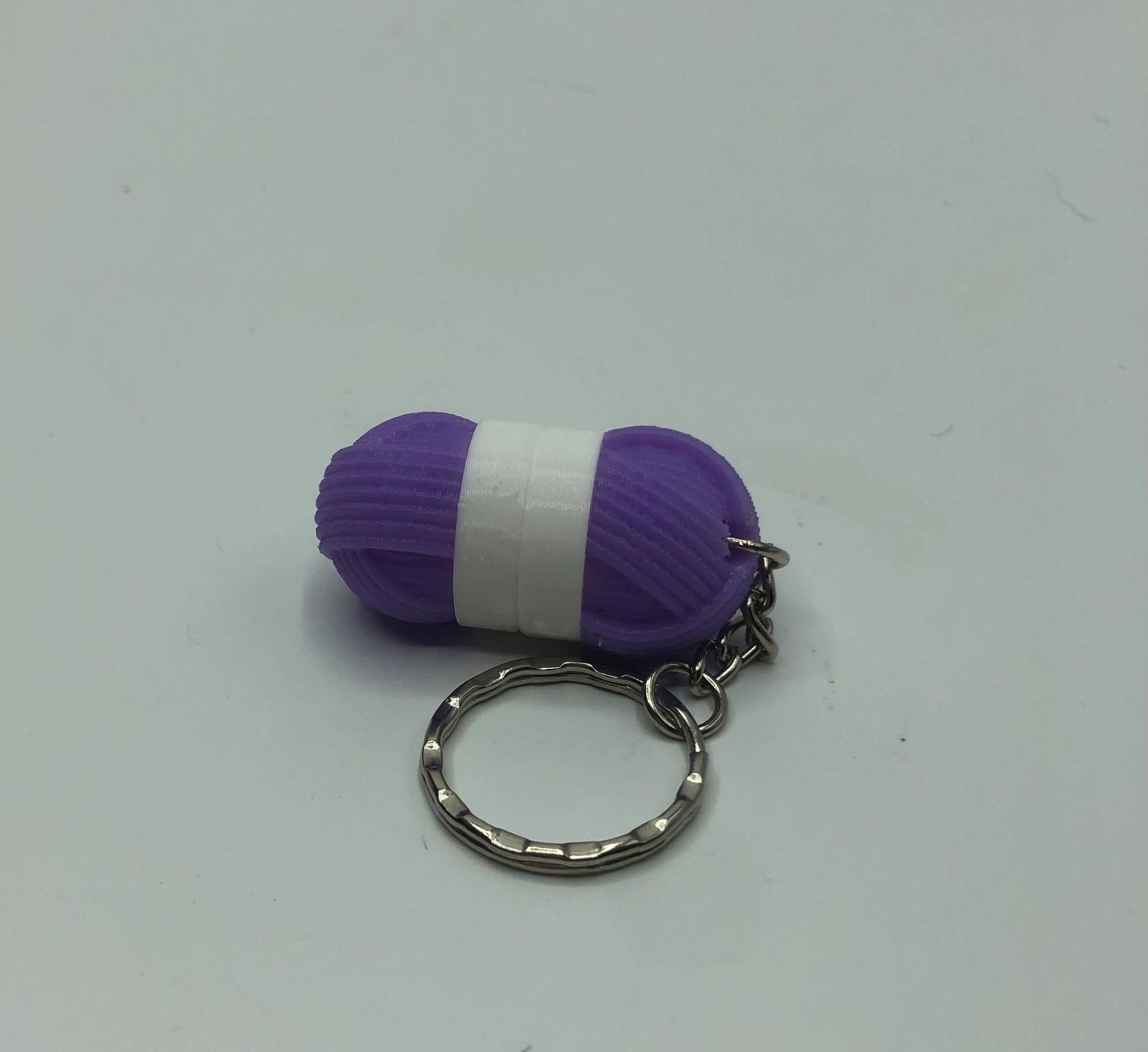 Wool Keyring, Yarn Ball Keyring, Gift for Knitter, Crochet Gift, Knitting Wool, Wool Shaped Gift, Yarn Shaped Gift, Crochet Queen, Knitting