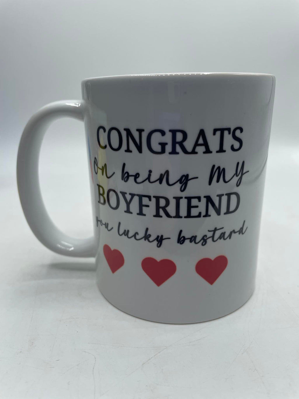 Congrats on being my Boyfriend Mug / Valentine Mug/ Funny Mug / Novelty Boyfriend Mug / Relationship Gift / Male Relationship Gift / Mug