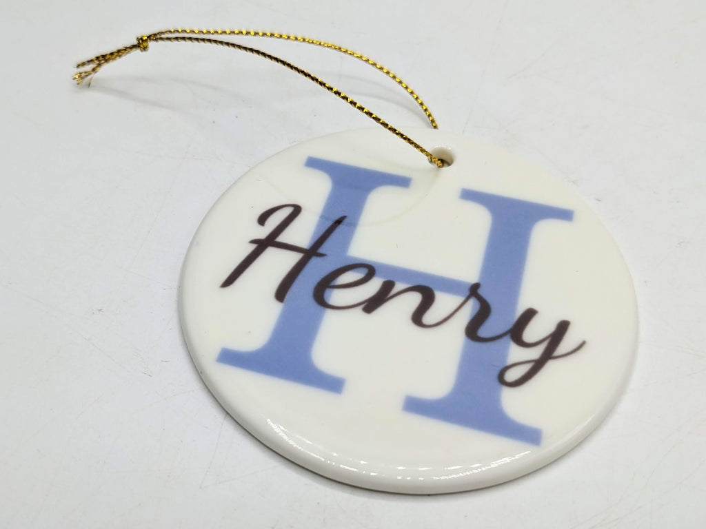 Personalised Ceramic Christmas Tree Ornament with Name / Personalised Bauble / Hanging Tree Decoration | Christmas Keepsake Gift / Bauble