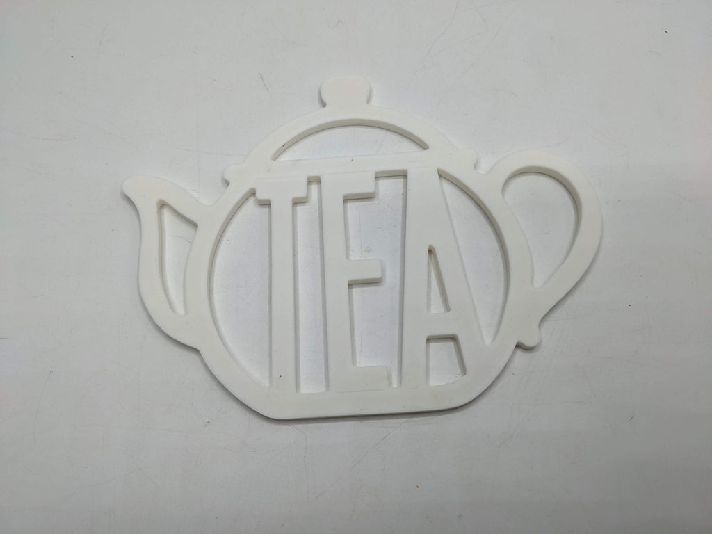 Tea Pot Coaster / Cup Of Tea Coaster / Tea Drink Mat / Pot Of Tea / Tea Lover Gift / Tea Cup Coaster / Home Decor Gift / Tea Pot Shape / Tea
